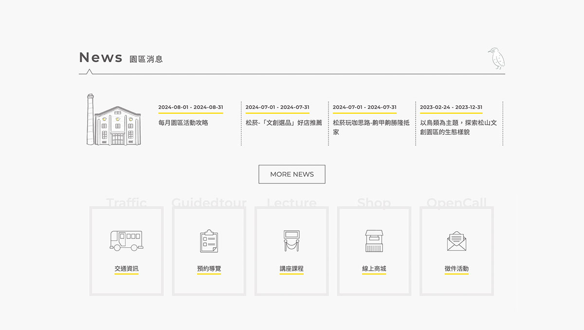網站設計簡單明暸，提供使用者最佳的使用體驗