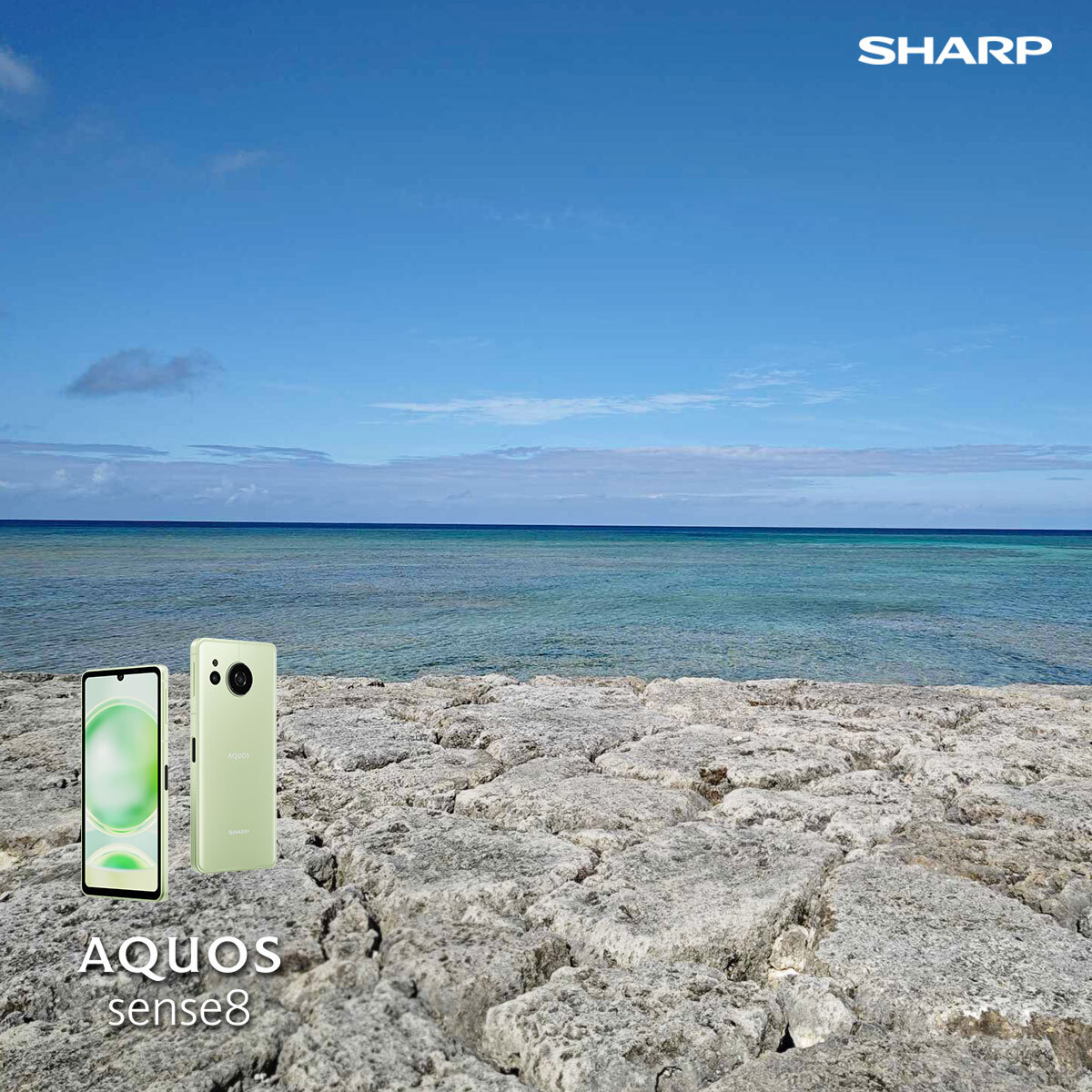 AQUOS sense8｜發現沖繩篇：藍