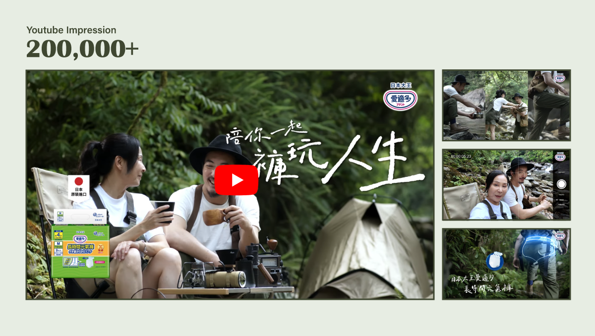 日本大王愛適多 × 網絡影片outdoor篇
